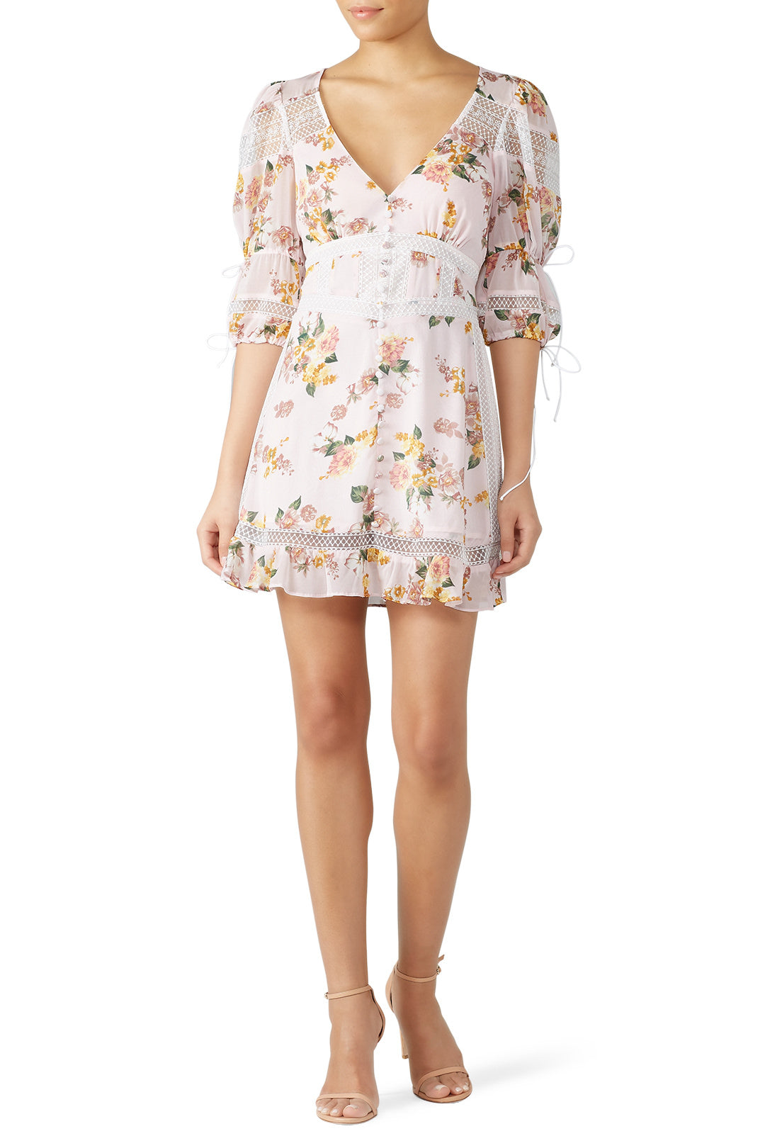 isadora mini dress Isadora Mini Tie Front Dress In Famous Red